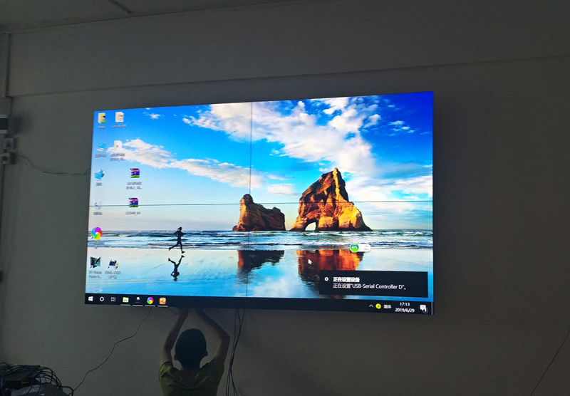 0.88mm拼接屏物理拼縫，0.88液晶拼接屏物理展示